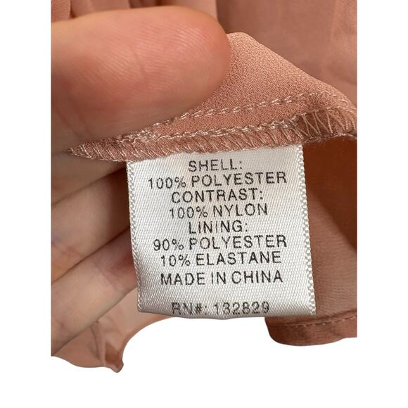 NBD Aaron Mesh Corset Gown Strapless Party Formal Statement Gala Prom Blush XS - Picture 9 of 12